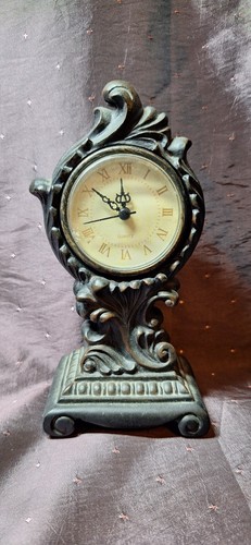 Ornate resin mantel - mantel, clock