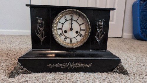 1800 antique ansonia mantle - 1800's,