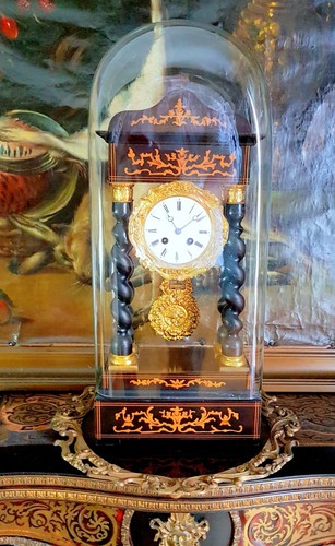 Antique french portal clock - french, by