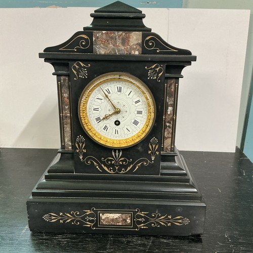 French mantle clock black - mantle,